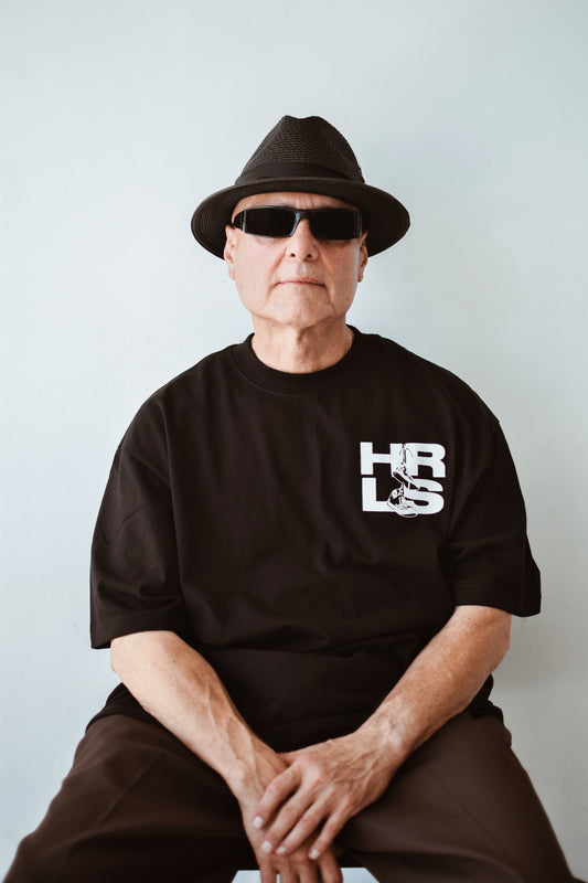 HRLS logo T shirt black